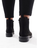 mini chelsea boots in black